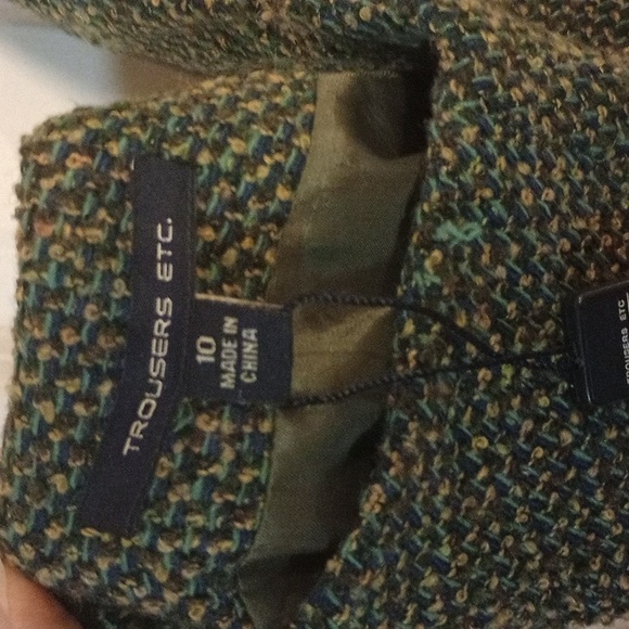 Trousers etc Tweed skirt, size 10 - Picture 6 of 7